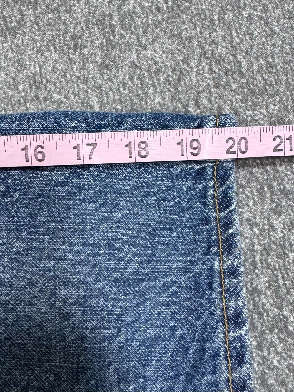 Levi's 505 Denim Shorts Mens 32 Blue Excellent Regular Fit Jorts 100% Cotton 20” - Picture 9 of 12